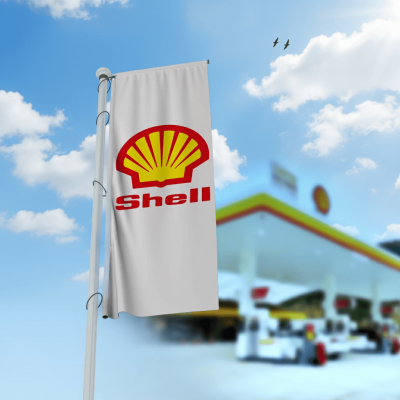 Shell Benzinlik Flaması