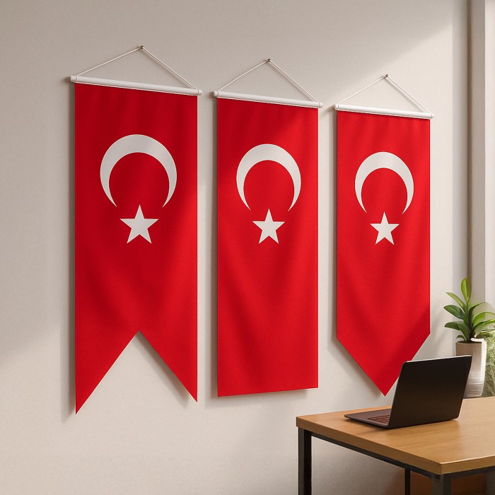30x100 Kırlangıç Türk Bayrağı
