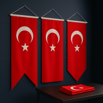 25x75 Kırlangıç Türk Bayrağı