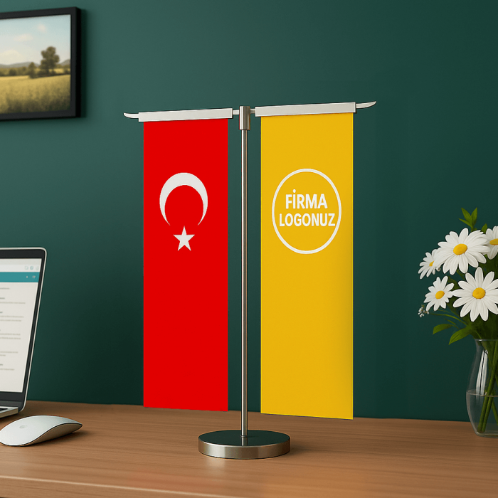 T  Düz Kesim Masa Bayrağı Takımı