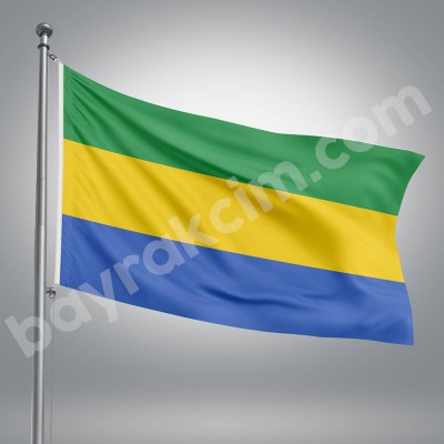 Gabon Cumhuriyeti Gönder Bayrağı Gabon Cumhuriyeti Gönder Bayrağı