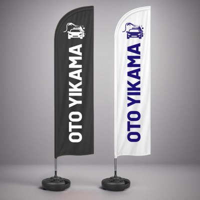 Oto Yıkama Yelken Bayrak Takımı