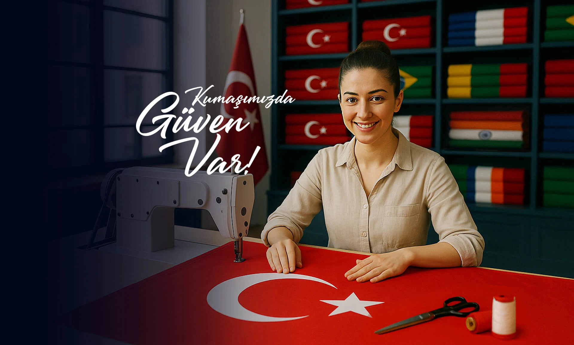 İstediğiniz ölçü ve kalitede Türk Bayrağı satışı.